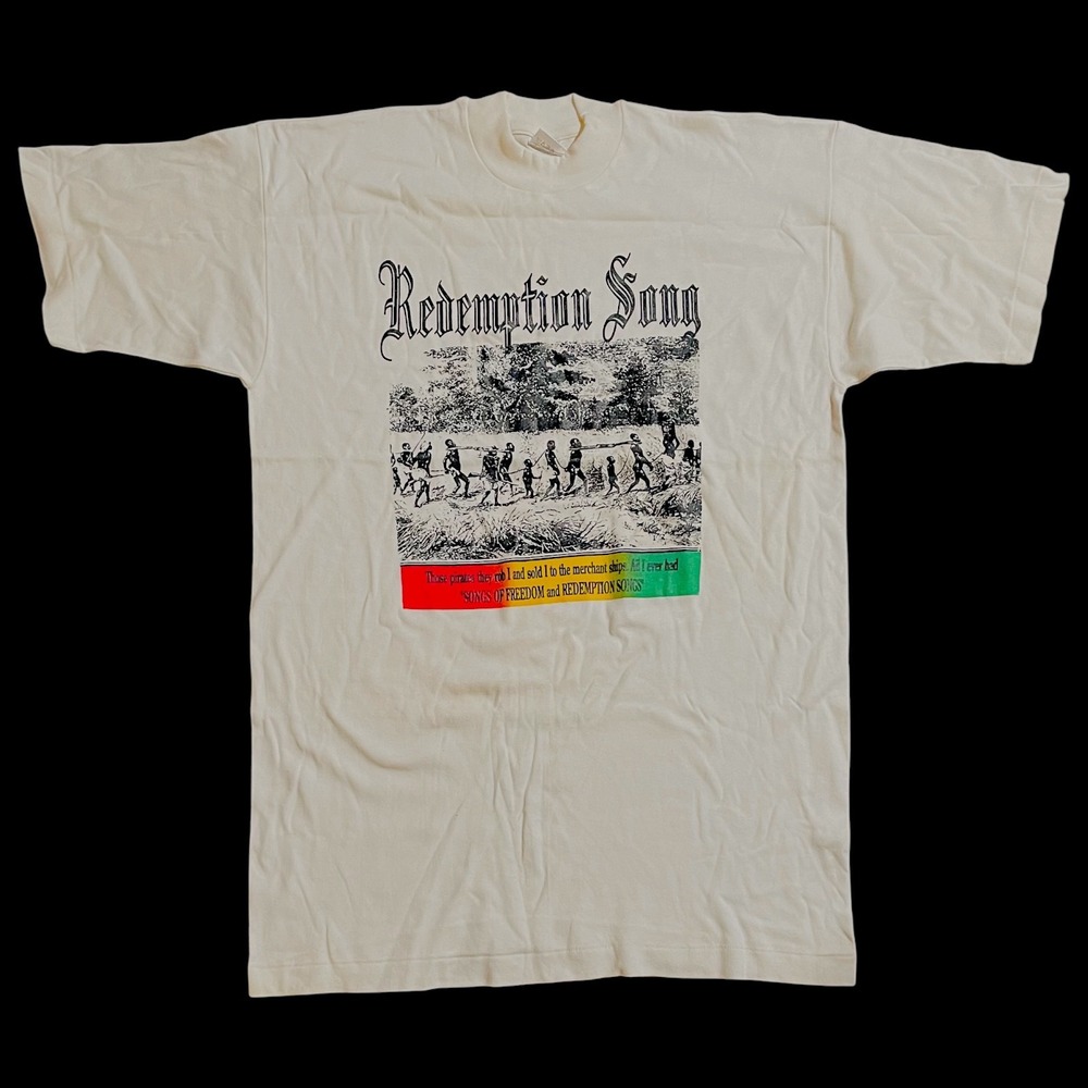 Vintage Super T's Bob Marley Redemption‎ Song Shirt Bootleg XL